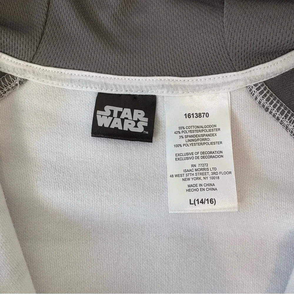 Star‎ Wars Storm Trooper Zip Hoodie SweatShirt Size Large (14/16)